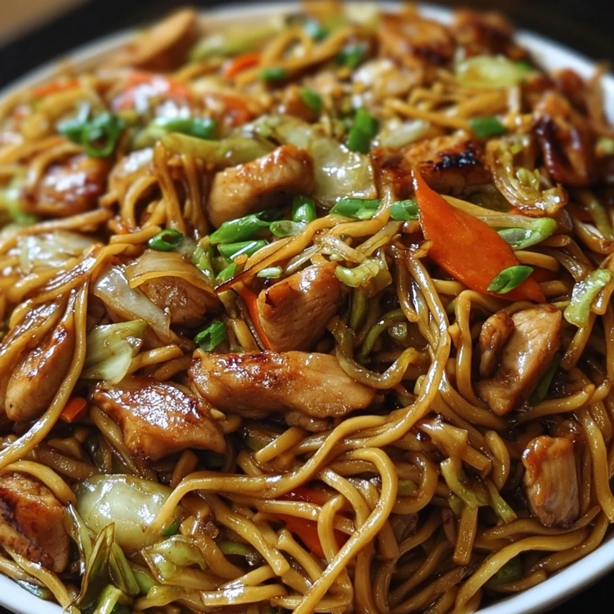 Easy Chinese Chicken Lo Mein