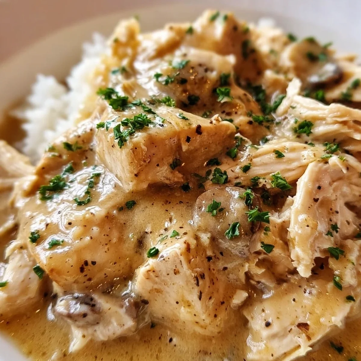 Easy Crockpot Chicken and Gravy Recipe