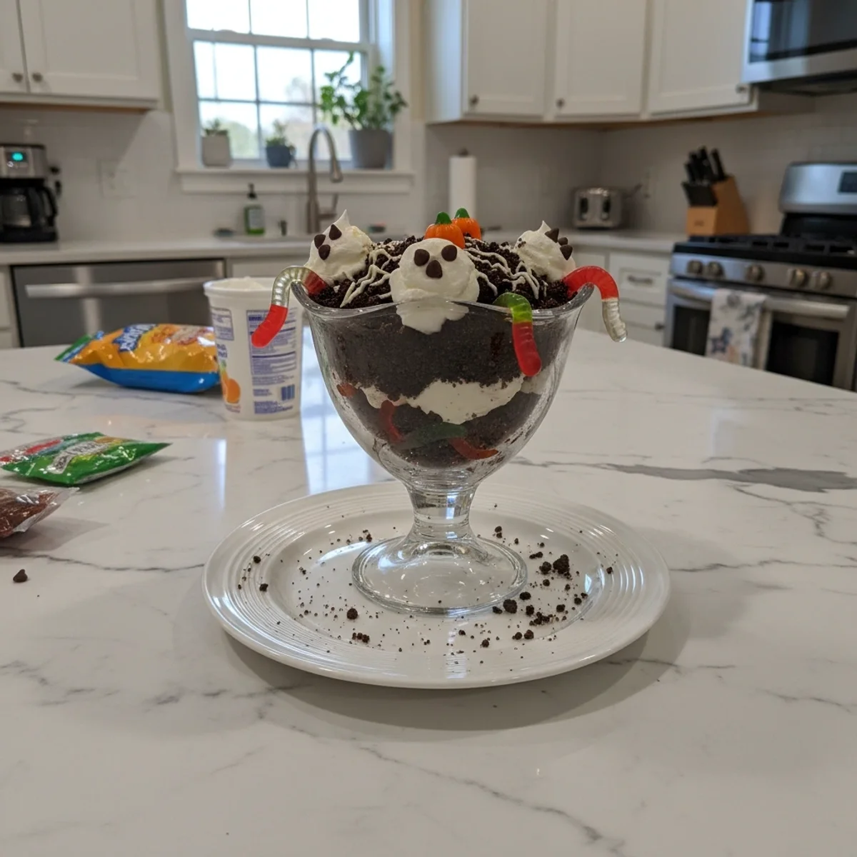 Easy No-Bake Halloween Dessert: Spooky Spiderweb Treats