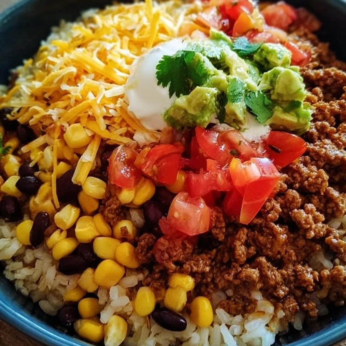 Easy Taco Rice Bowl: Quick Mexican Dinner Recipe