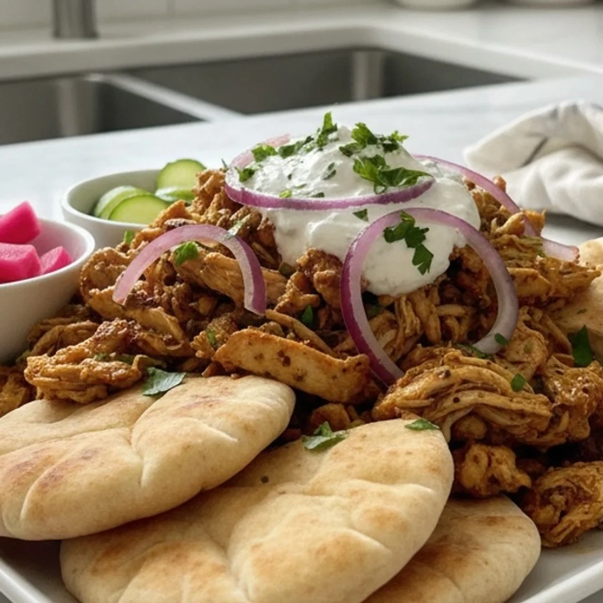 Flavorful Slow Cooker Chicken Shawarma: So Simple, So Delicious