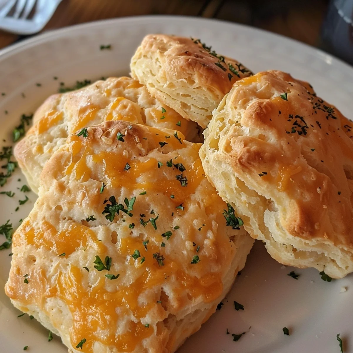 Green Chile Cheddar Biscuits