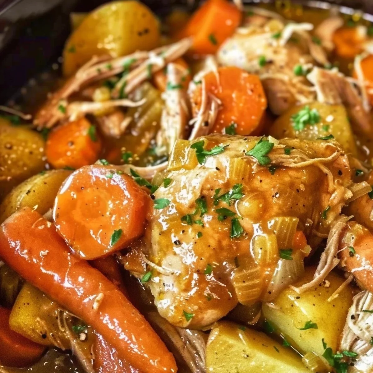 Hearty Crockpot Chicken Pot Roast: Simple Comfort Meal