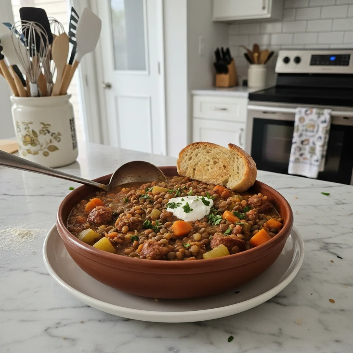 Hearty Lentil Stew: A Family Favorite Dinner