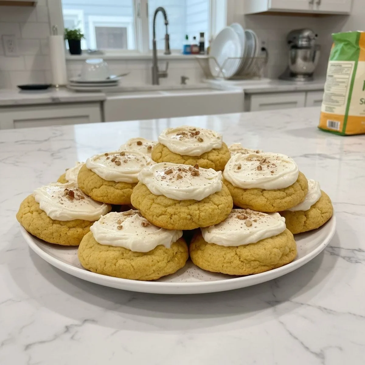 Pumpkin Cookies with Cream Cheese Frosting: A Fall Treat