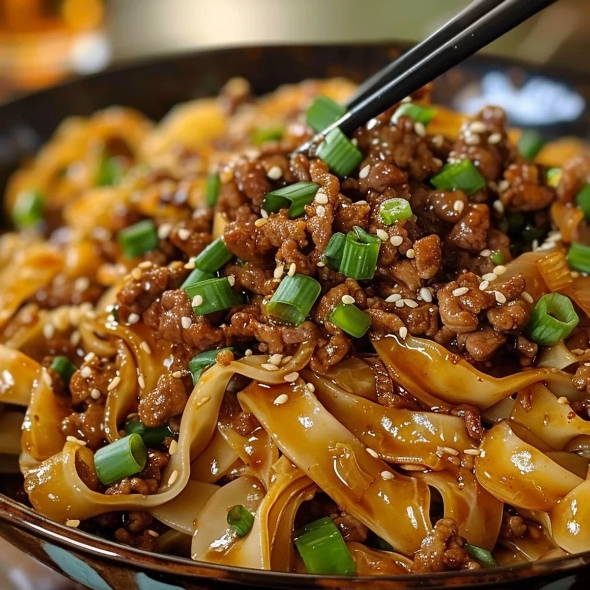 Quick Lamb Potsticker Noodle Bowl: Savory & Speedy