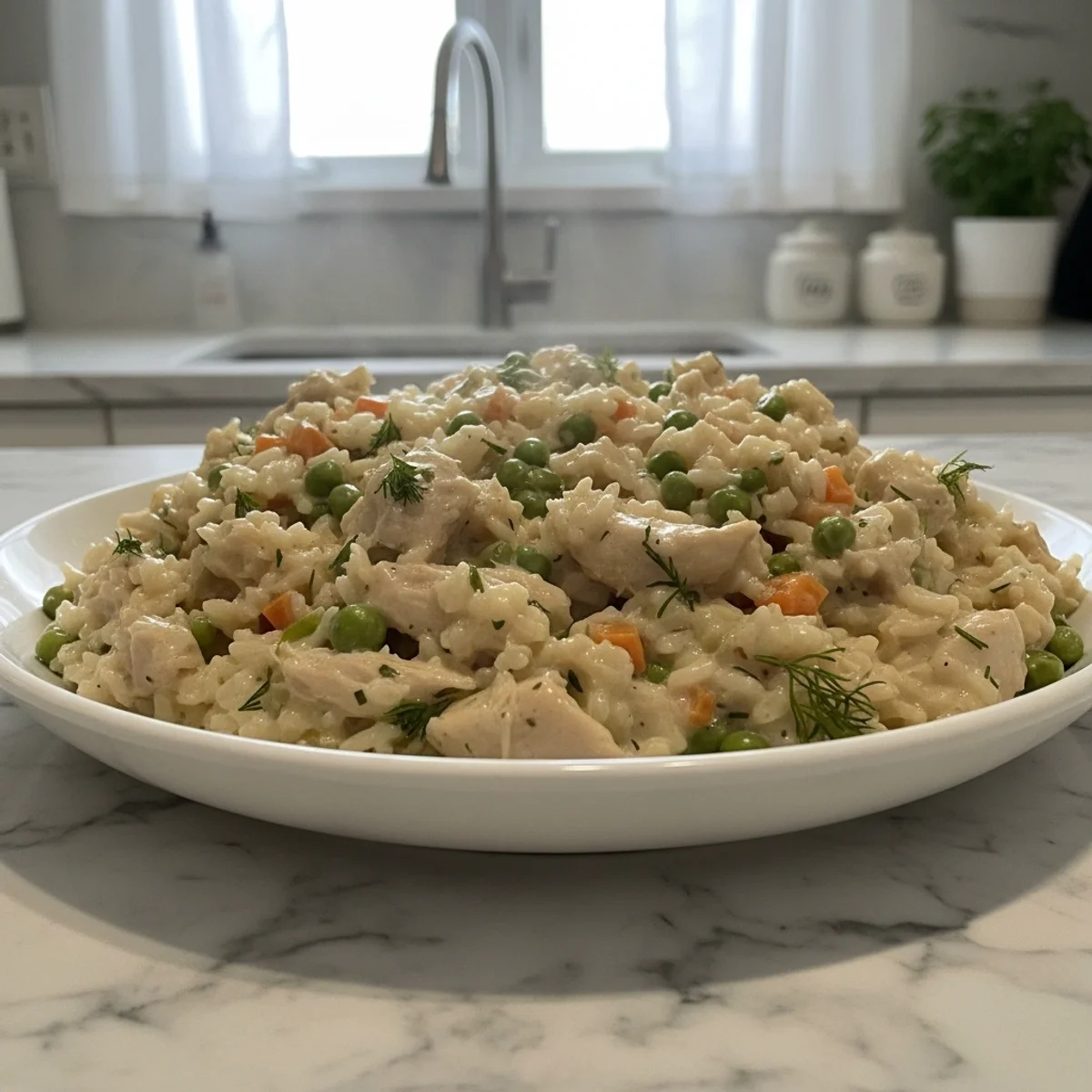 Slow Cooker Creamy Chicken and Rice: Homestyle