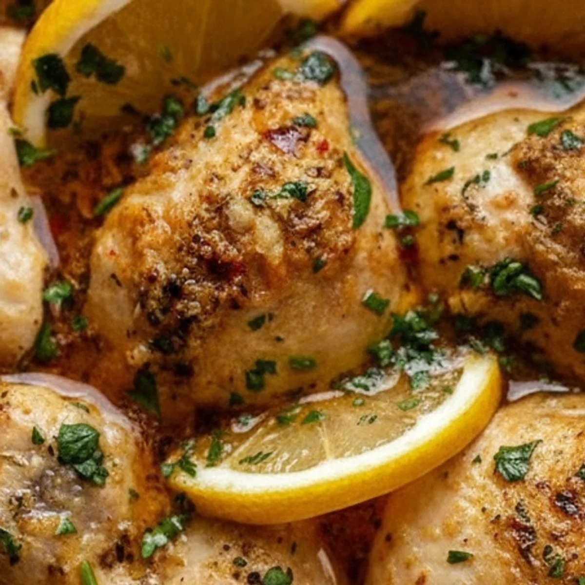 The Easiest, Most Flavorful Crock Pot Chicken Thighs with Lemon Garlic Butter