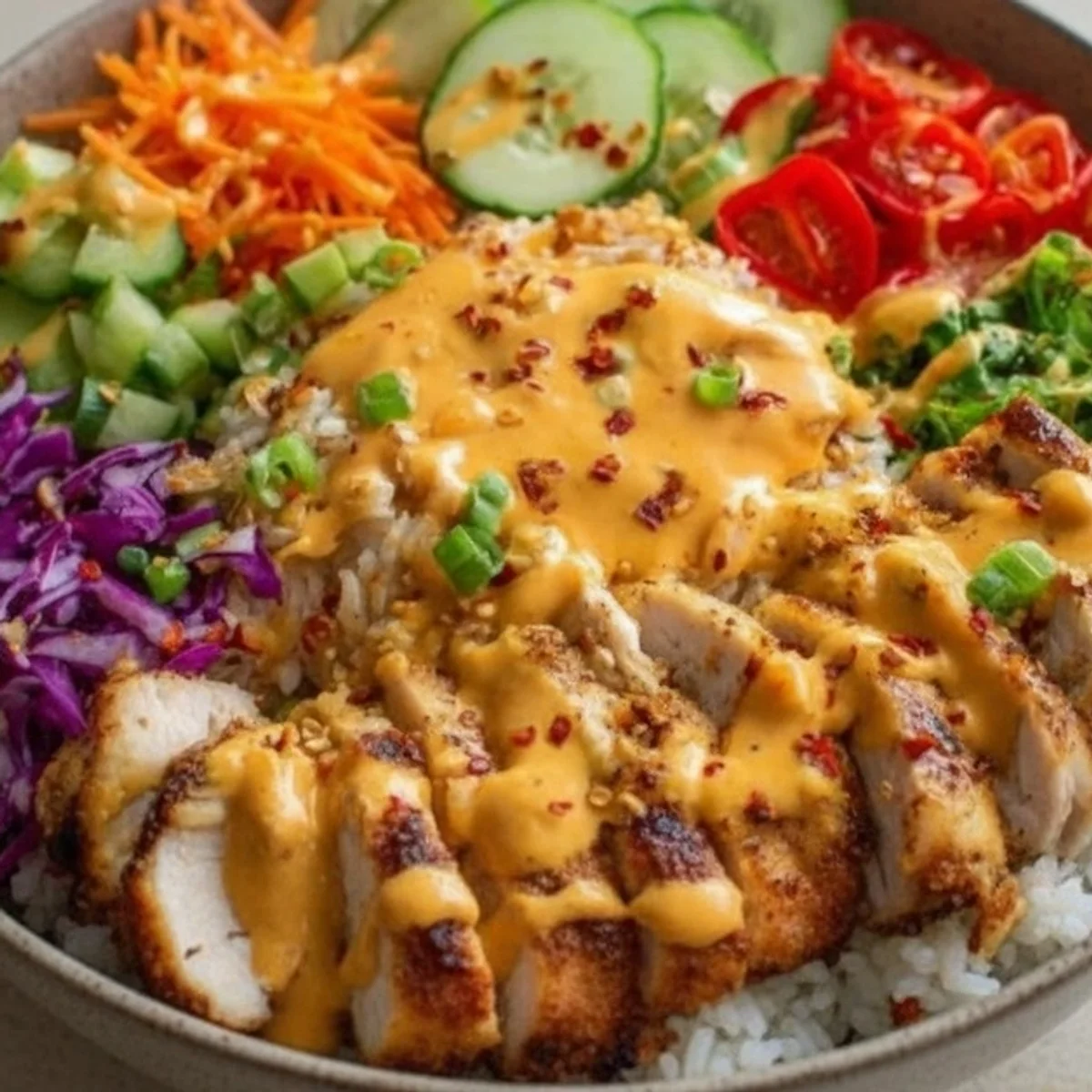 The Ultimate Bang Bang Chicken Bowl: Quick 30-Min Meal!